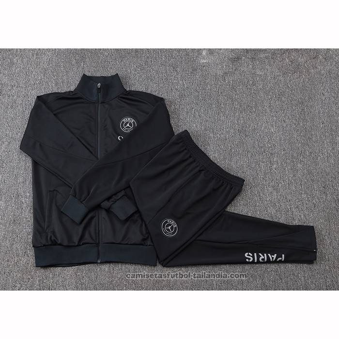 Chandal de Chaqueta del  Paris Saint-Germain Jordan Nino 25/26 Negro